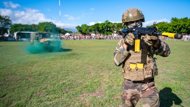 Démonstrations de combat lors des journées portes ouvertes 2023