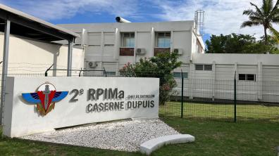 La caserne chef de bataillon Dupuis, qui abrite le 2e RPIMa à PIerrefonds