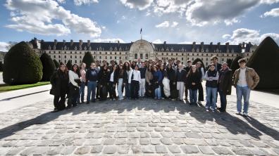 élèves du LFA et LMSC aux Invalides